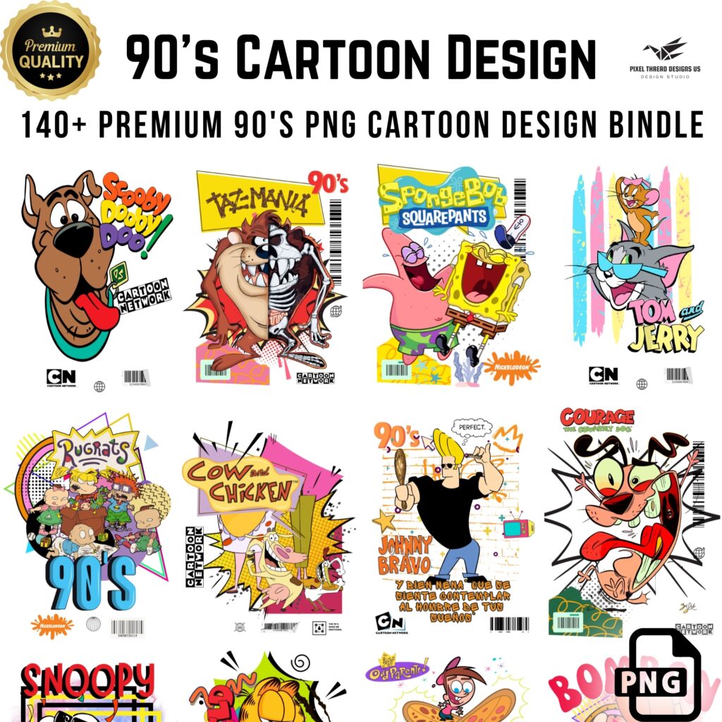 90's Cartoon design thumnail