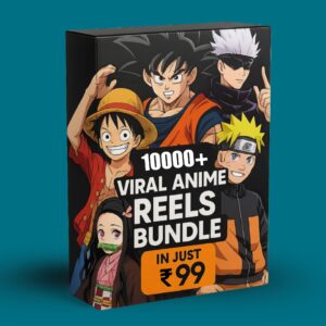 10,000+ Viral Anime Reels Bundle | Instagram/TikTok Anime Edits Pack | Ready-to-Use Viral Short Videos